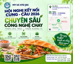 HỘI NGHỊ KẾT NỐI CUNG – CẦU 2026: MỸ ÚC GIỚI THIỆU GIẢI PHÁP CÔNG NGHỆ THỰC PHẨM CHAY