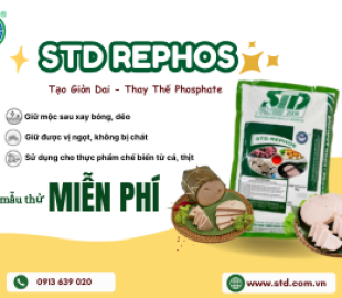STD – REPHOS: Giải pháp phụ gia thay thế phosphate an toàn, hiệu quả trong chế biến thịt và cá.