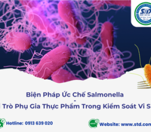 BIỆN PHÁP ỨC CHẾ SALMONELLA - VAI TRÒ PHỤ GIA THỰC PHẨM TRONG KIỂM SOÁT VI SINH
