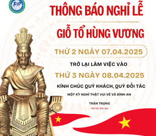 THÔNG BÁO LỊCH NGHỈ TẾT GIỖ TỔ HÙNG VƯƠNG 2025