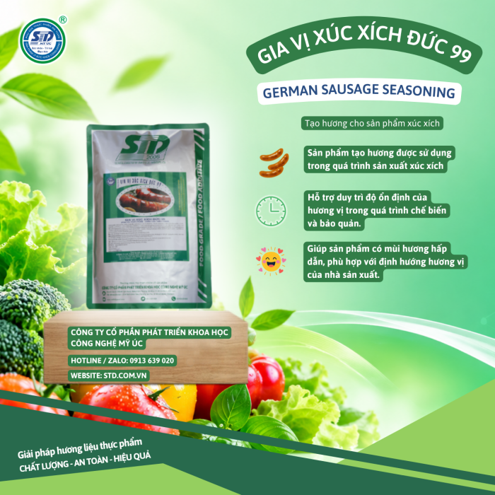 Gia vị xúc xích Đức 99
